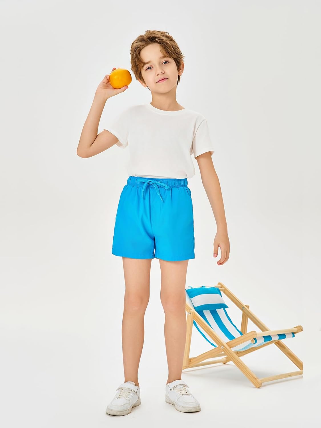 Boys Swim Trunks Kids Summer Drawstring Swim Board Shorts Fashion Quick Dry Beach Bathing Suit - Image 7