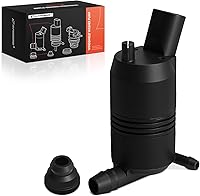 A-Premium Windshield Washer Pump for Nissan Altima 2013-2016, Sentra 2013-2019, Maxima 2016-2022 & Chevy GMC Buick Cadillac - Direct OEM Fit