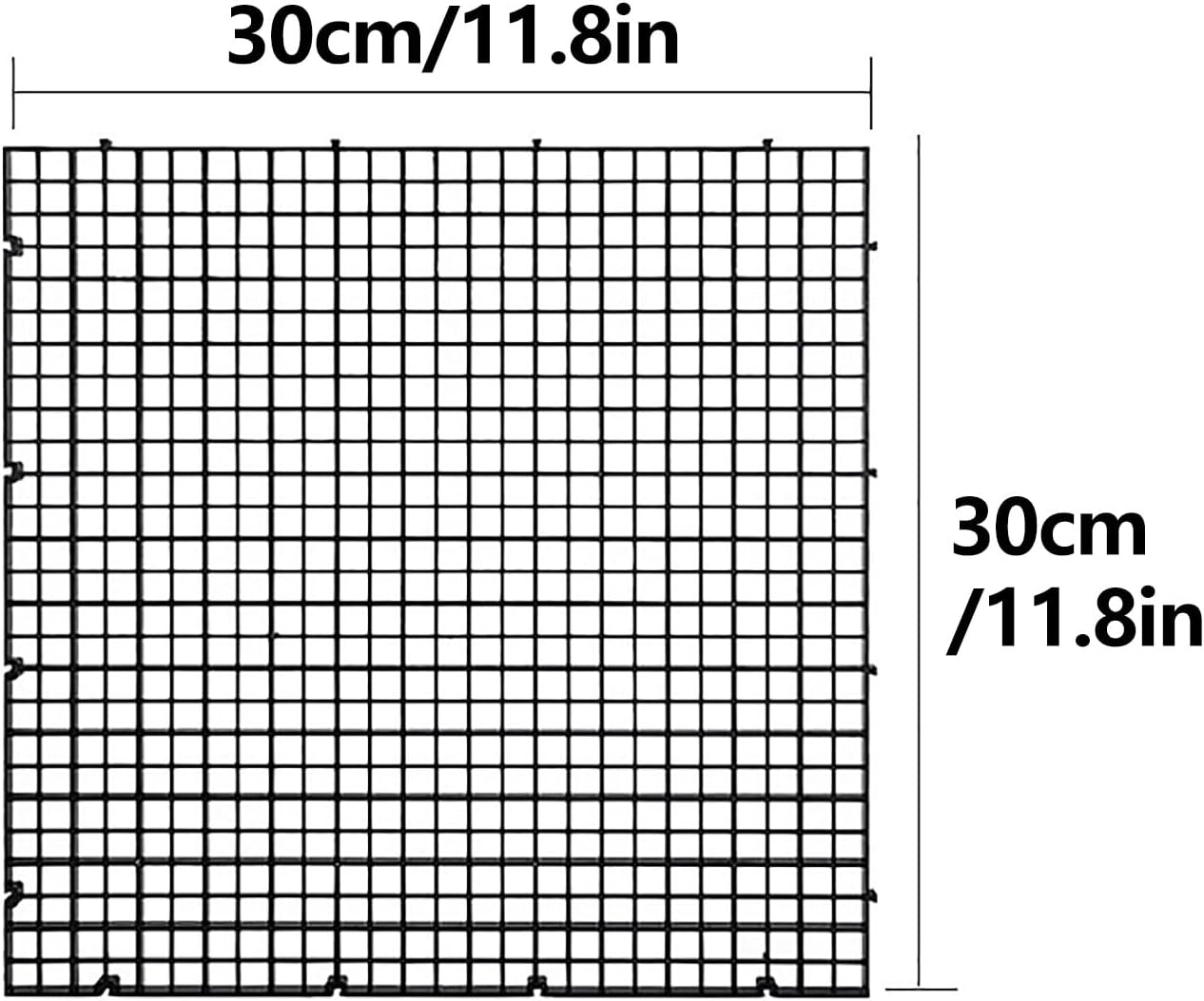 ERRULAN Aquarium Divider with Suction Cups, Aquarium Fish Tank Bottom Isolation, Plate Baffle Cover Blocking Fish Partition Net for Fighting Sick Fish(3pcs,Clear 15x30cm/5.9x11.8 in)
