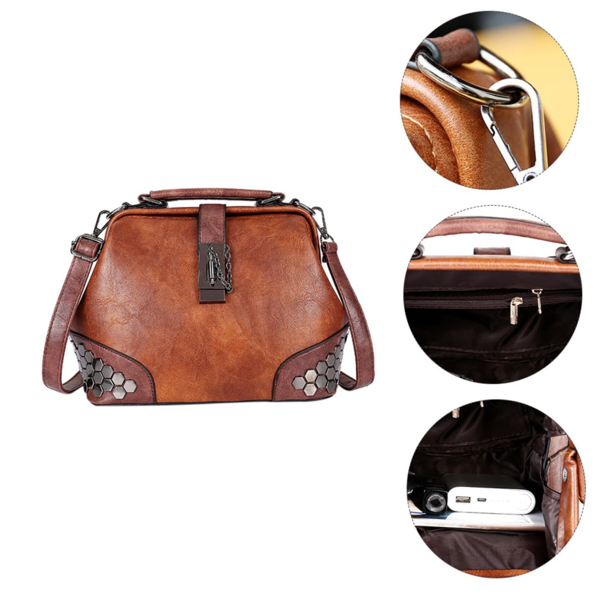 Beavorty 1 Pc Bolsa De Mensajero Bandolera Niña Bolso Bandolera De Celular para Mujer Bolsa De Ocio Monederos para Mujer Bolso De Mano a Juego Bolsos De Mujer Bolsa Informal Chica Exterior