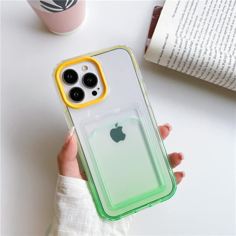 Coque dégradée iPhone 13 Pro Max transparente pour voyager léger avec votre carte