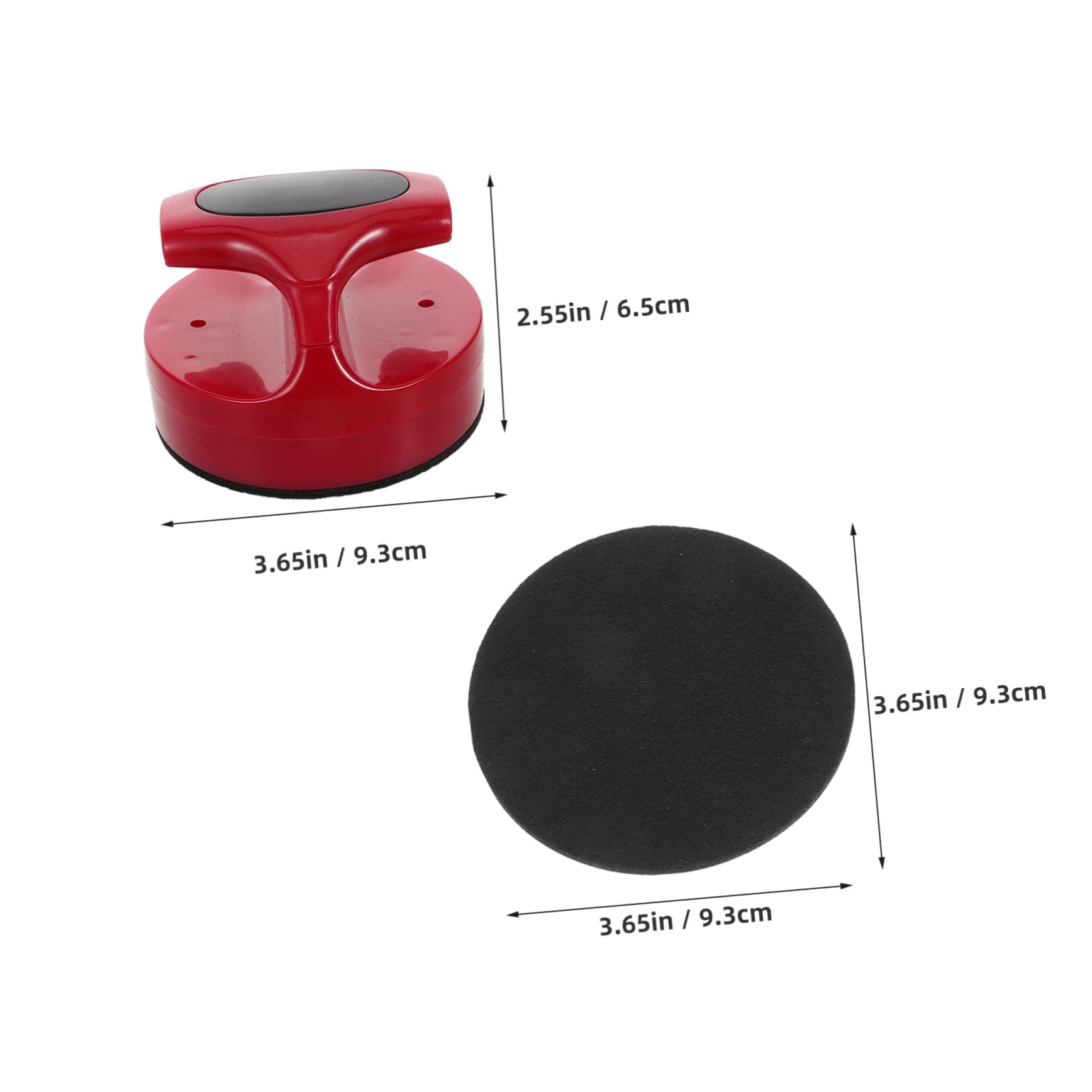 Hemoton Robust Air Hockey Pusher Lint Pad Self-Adhesive Patches for Air Hockey Paddle Easy to Replace