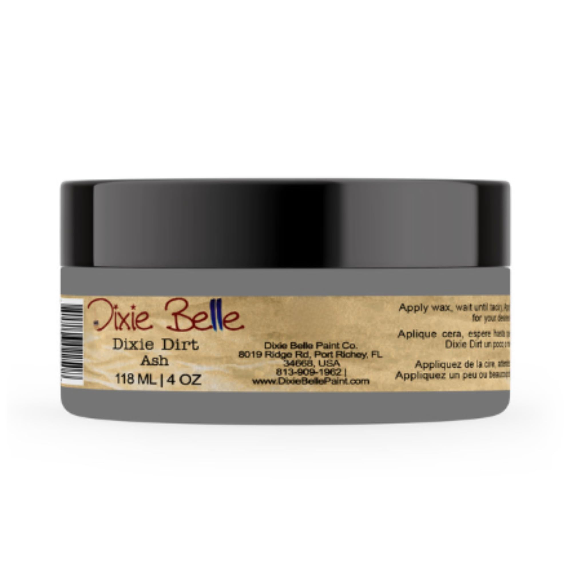 Dixie Belle Dixie Dirt - Ash (4 oz) - Original Powder Pigment for DIY - Depth Product for DIY Projects