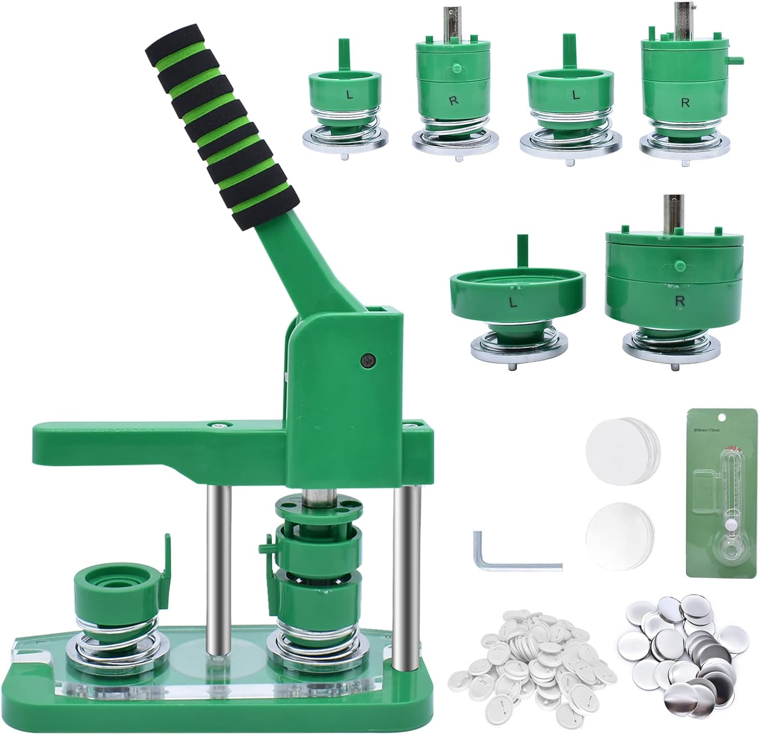 Button Maker Machine Multiple Sizes 1+1.25+2.