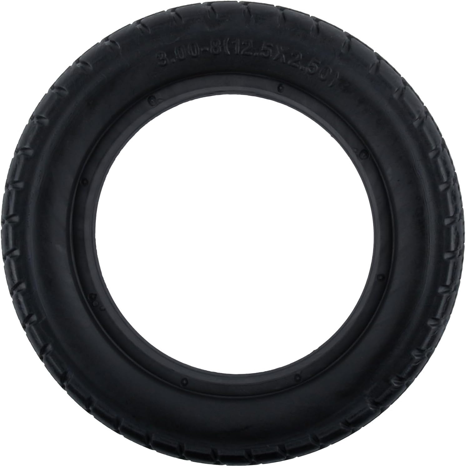 Solid Tire 12 1/2×2 1/4 (62-203) for Electric Scooter E-Bike Rubber Material Black Color Heavy-Duty 1180g Off-Road Private Land Use Solid Tire 12 1/2×2 1/4 (62-203) for Electric Scooter E-Bike Rubber Material Black Color Heavy-Duty 1180g Off-Road Private Land Use