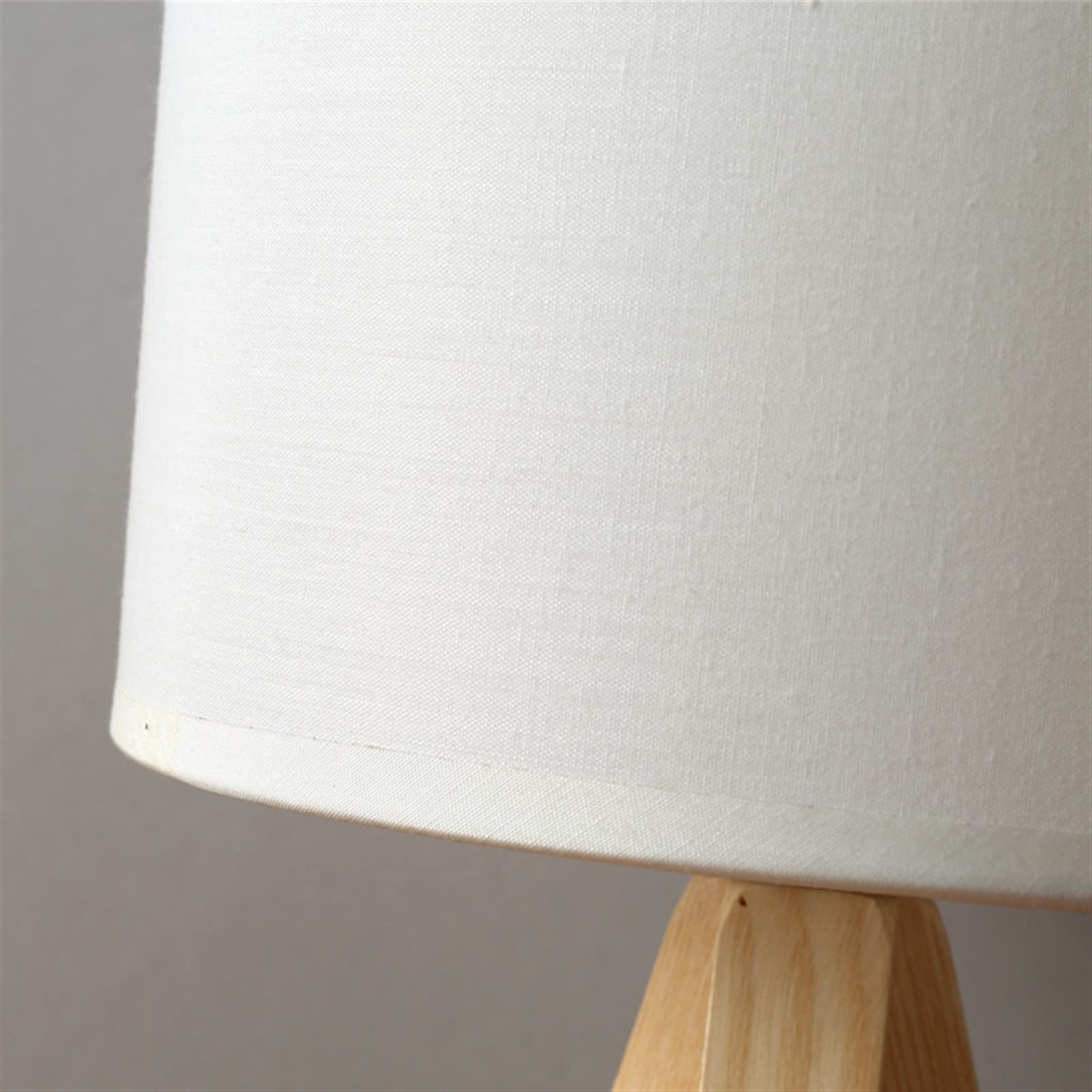 Schreibtischlampe Einfache Nacht Leselampe Schlafzimmer Warme Dekoration Holzkunst LED Augenschutz Stativ Light Creative Holz Tischlampe Nachttischlampe (Color : EU Plug-Without Bulb)