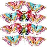 KatchOn, Giant Colorful Butterfly Balloons - 38 Inch, Pack of 10 | Butterfly Party Decorations | Butterfly Mylar Balloon for Butterfly Decorations | Butterfly Balloon, Butterfly Birthday Decorations