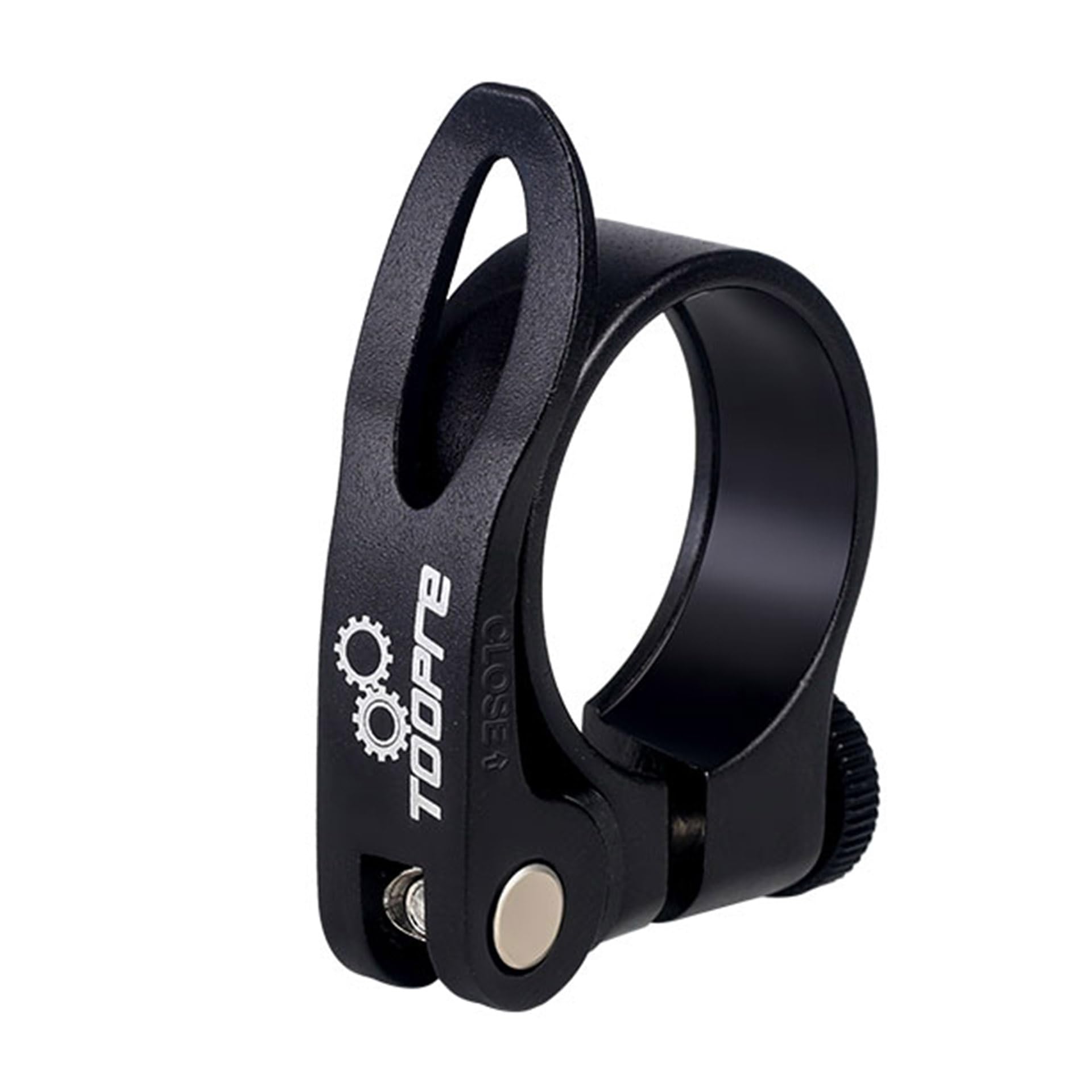 Mimoke Black Drahtesel Bicycle Saddle Clamp Quick Release Seat Post Clamp Saddle Clamp Quick Release 31.8 Mm 34.9 Mm For Mtb And Road Bike