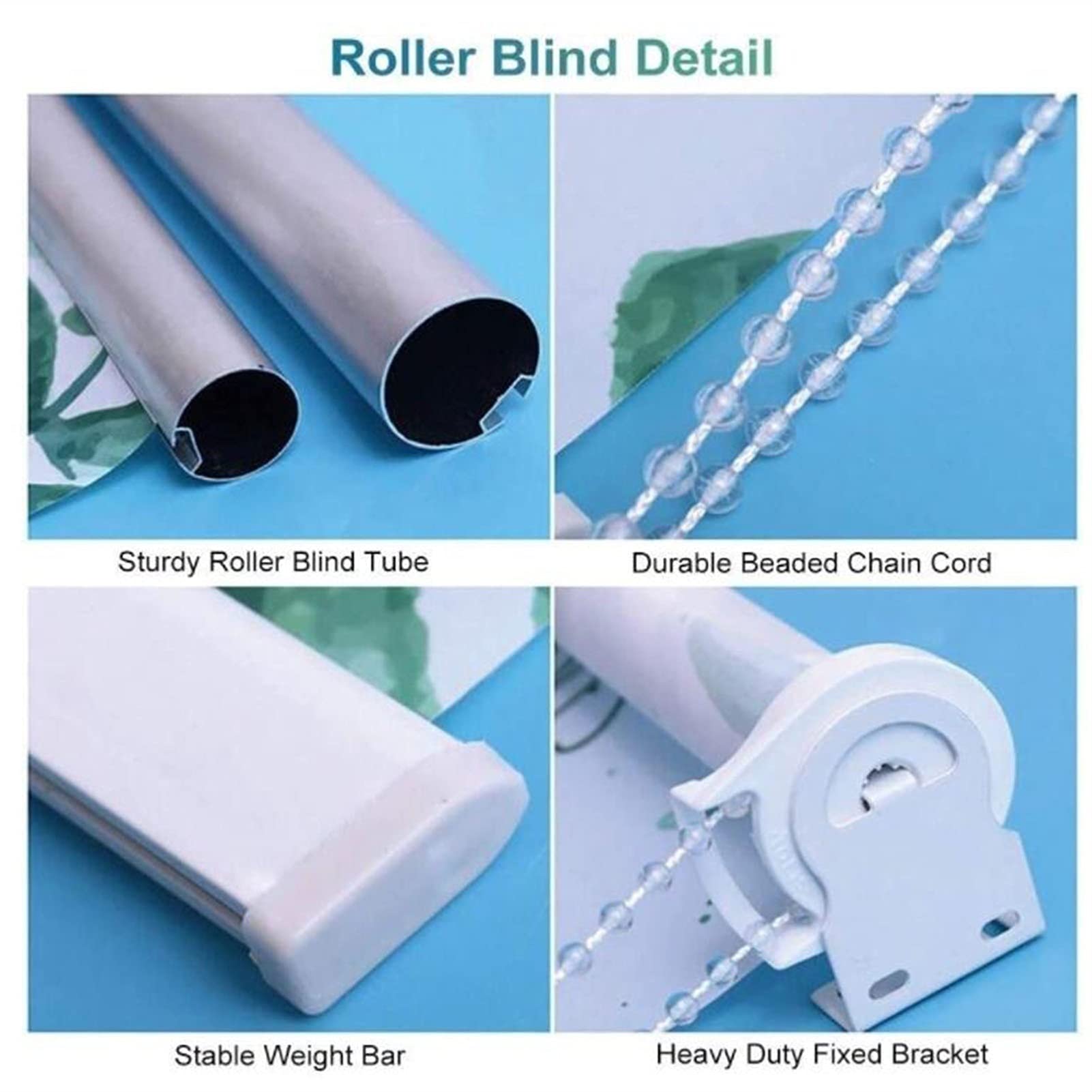 Amazon｜Jcnfa- ローラーブラインド花柄＆鳥柄ロールスクリーン