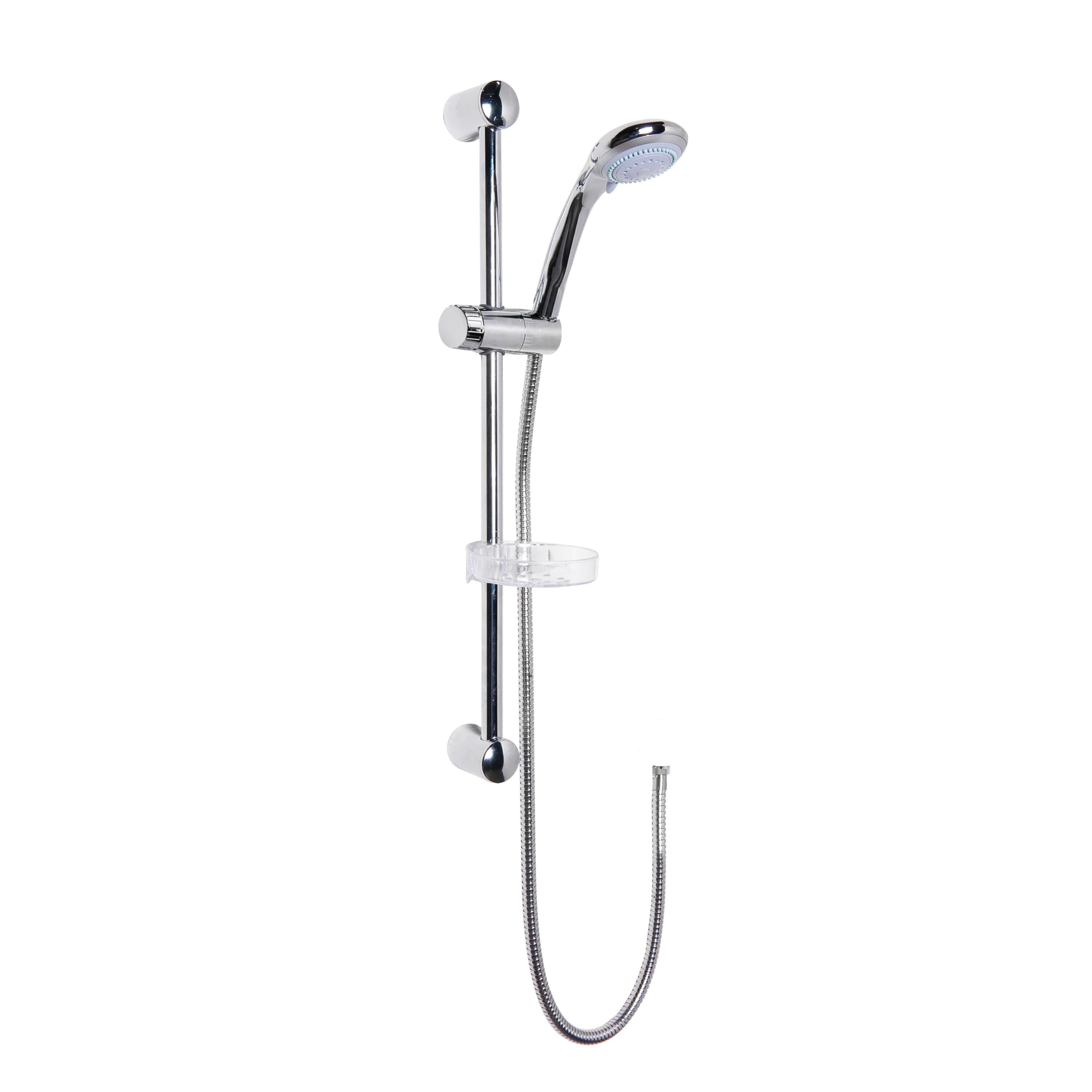 Balterley Shower Rail Kit - Multi Function Head - Chrome