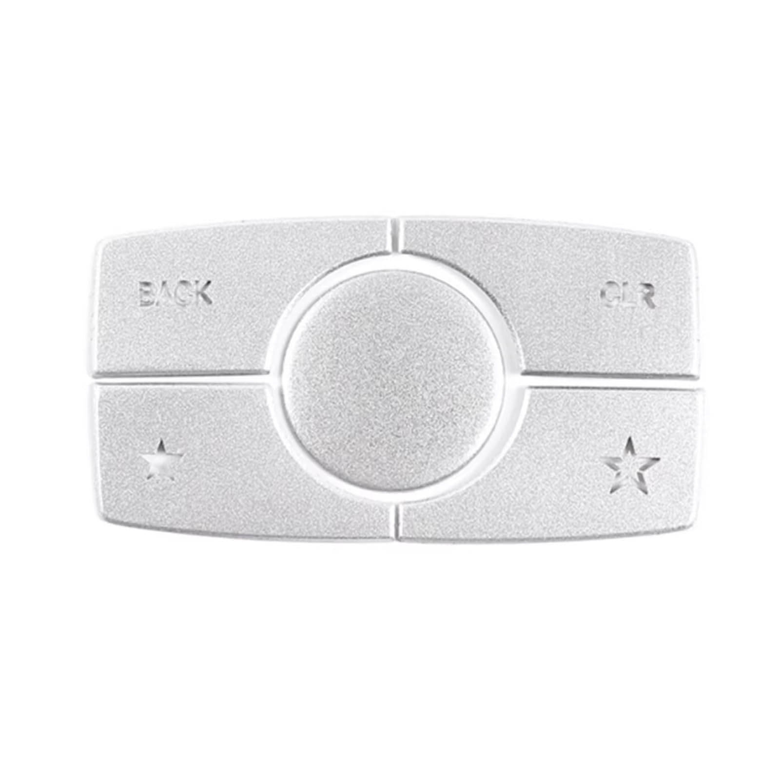 Button Trim Compatible with Benz ML GL Class CLR Car Multimedia Button Knob Cover Sticker