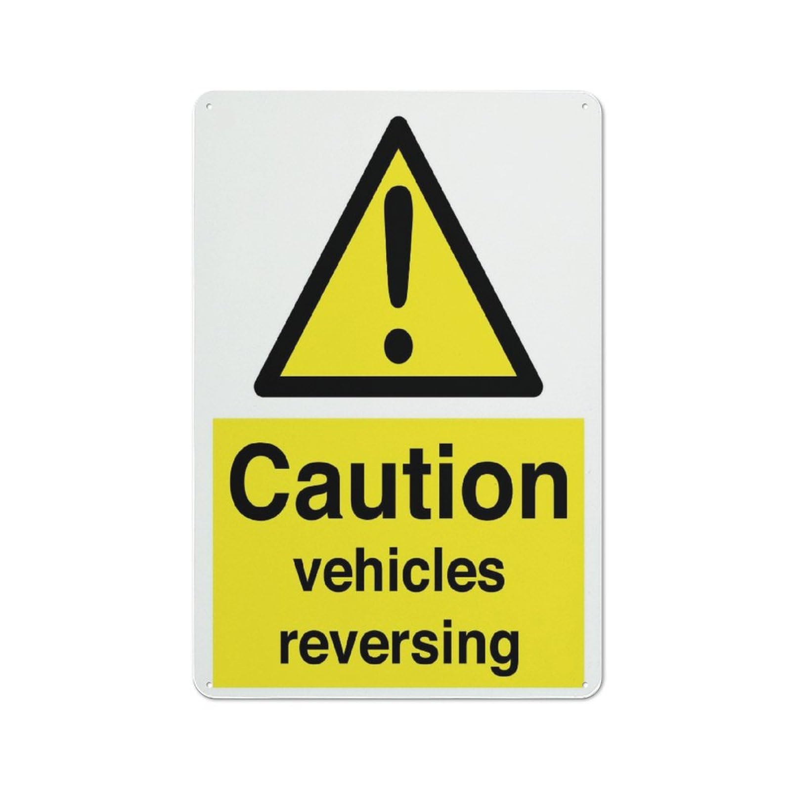 Xewazd A478 8"X12" Retro Metal Tin Caution Sign - Vehicles Reversing | Funny Wall Decor For Shop Yard Man Cave Garage