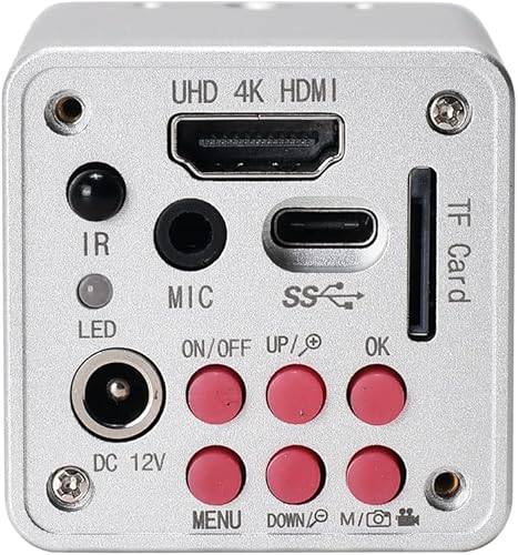 Miniatura 8 de HAYEAR 1/1.8 pulgadas IMX334 Sensor 4K Cámara 41MP Industrial HDMI Cámara USB Tipo C Microscopio Digital Cámara 1/125 Tiempo de exposición de alta