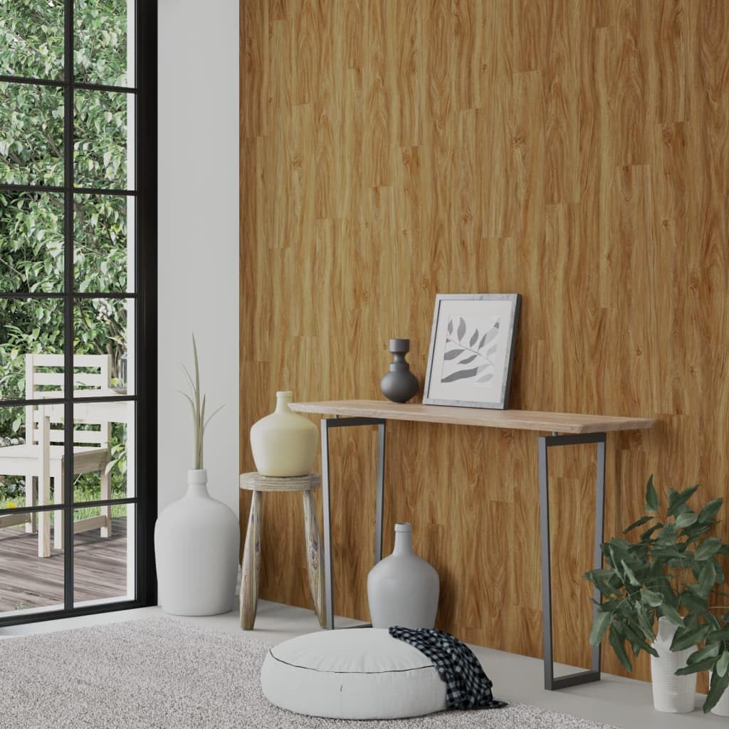 Genérico Paneles de Pared con Aspecto de Madera PVC marrón 4,12 m²,Bricolaje,Materiales de construcción,Recubrimiento de Paredes,3189145