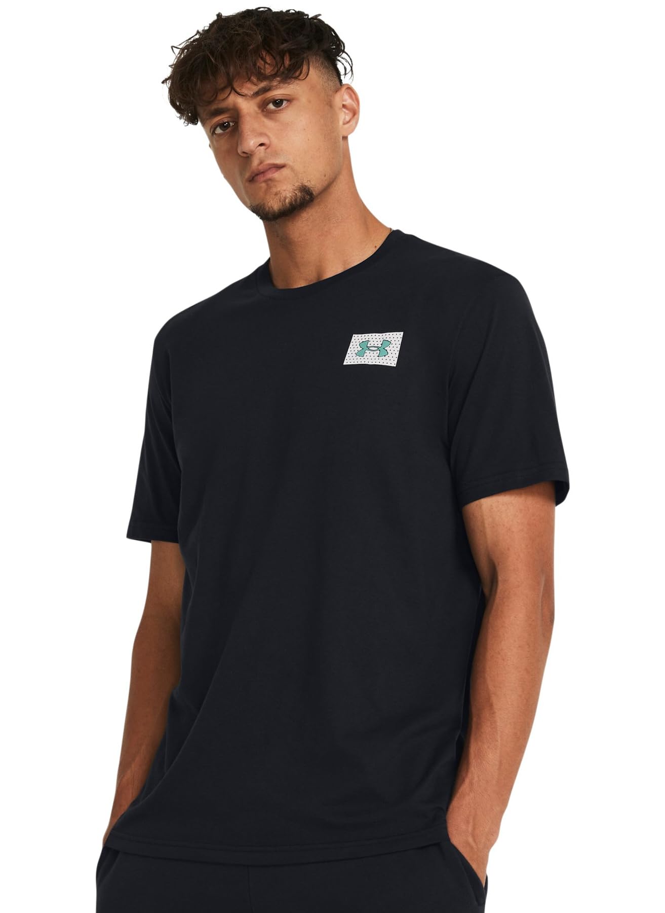 UA Color Block Logo LC Tişört Erkek