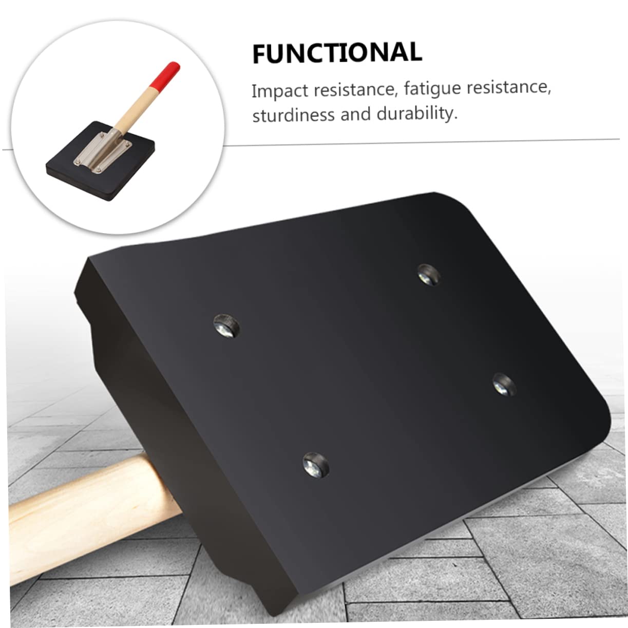 POPETPOP Marteau Caoutchouc Pour Pavage Outil Caoutchouc Pour Construction Pour Lissage De Sols