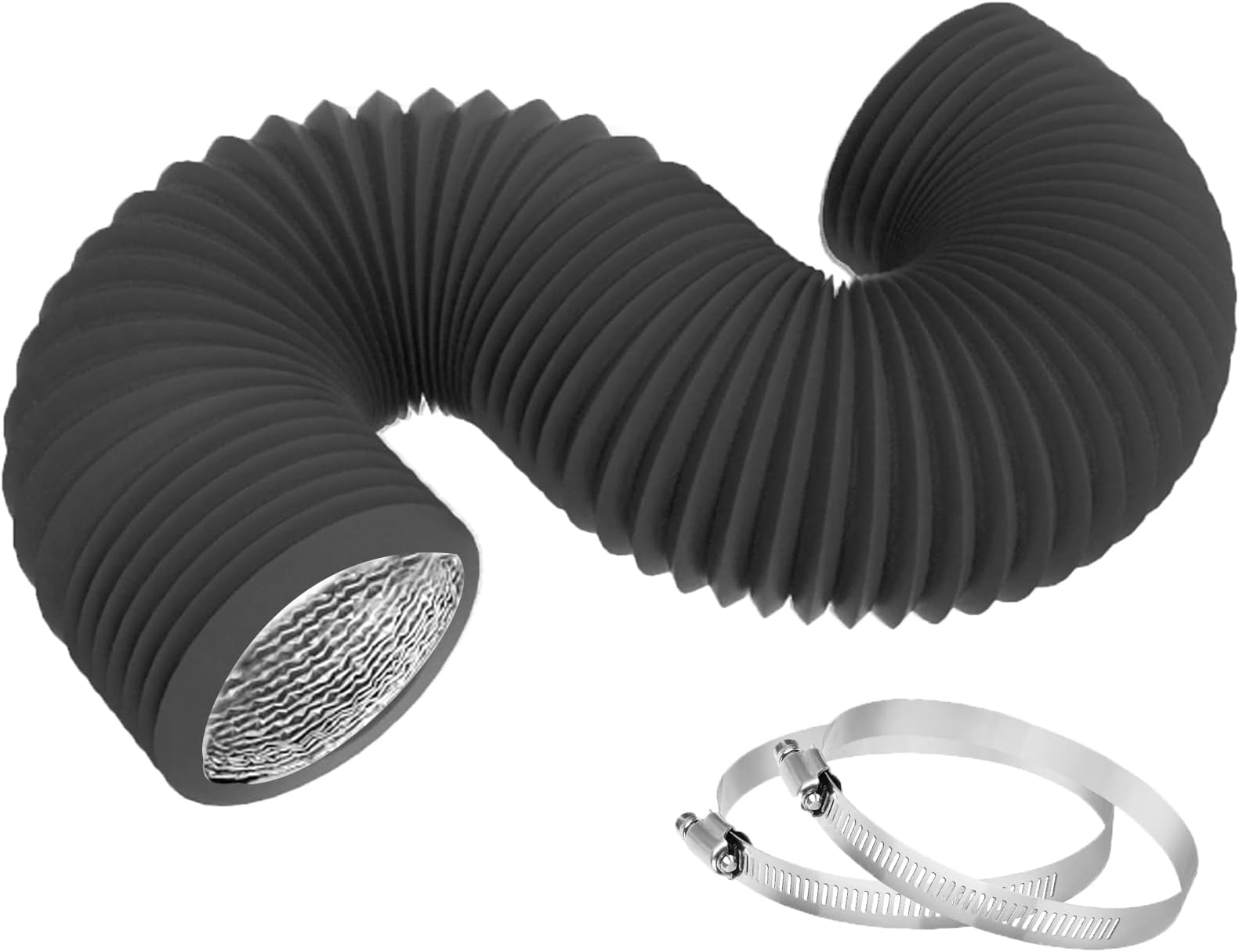 4 Inch 16Feet Dryer Vent Hose,Flexible Insulated Air Ducting,Vent Ho...