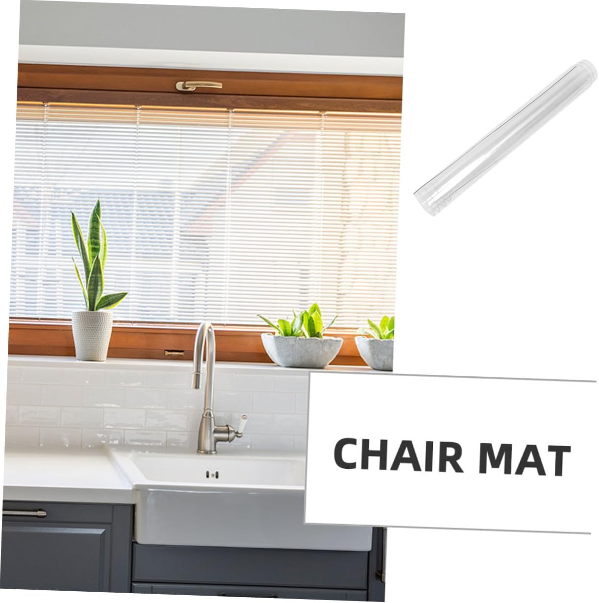 PVC Floor Mat for Office Carpet Protector Mat Hardwood Floor Protection