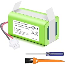 3400mah Vacuum Battery for Eufy RoboVac 11 11S MAX Plus 12 15S 15C MAX 15T for Ecovacs Deebot N79 N79S for Coredy R300 R500 for Shark RV750 RV720 for Tesvor X500 Pro for Onson J10CE