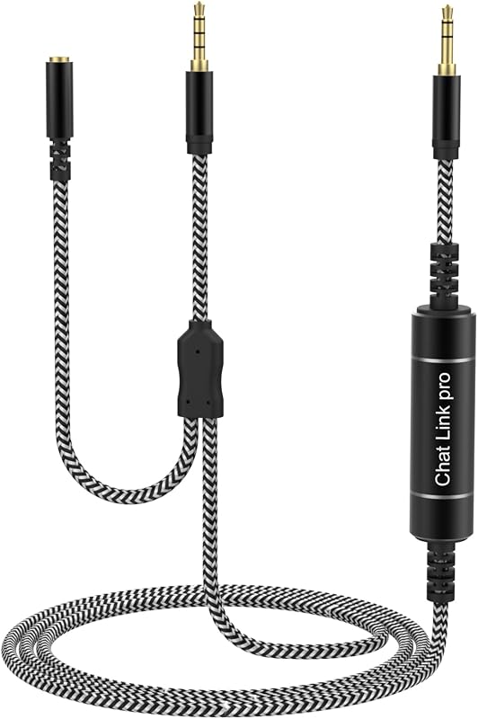 Chat Link Pro Cable Compatible with Elgato HD60 S, HD60 X, HD60S Plus, HD60 Pro Capture Card for Nintendo Switch, PS5, PS4, Xbox One, Xbox Series X/S, PC, 8.8ft