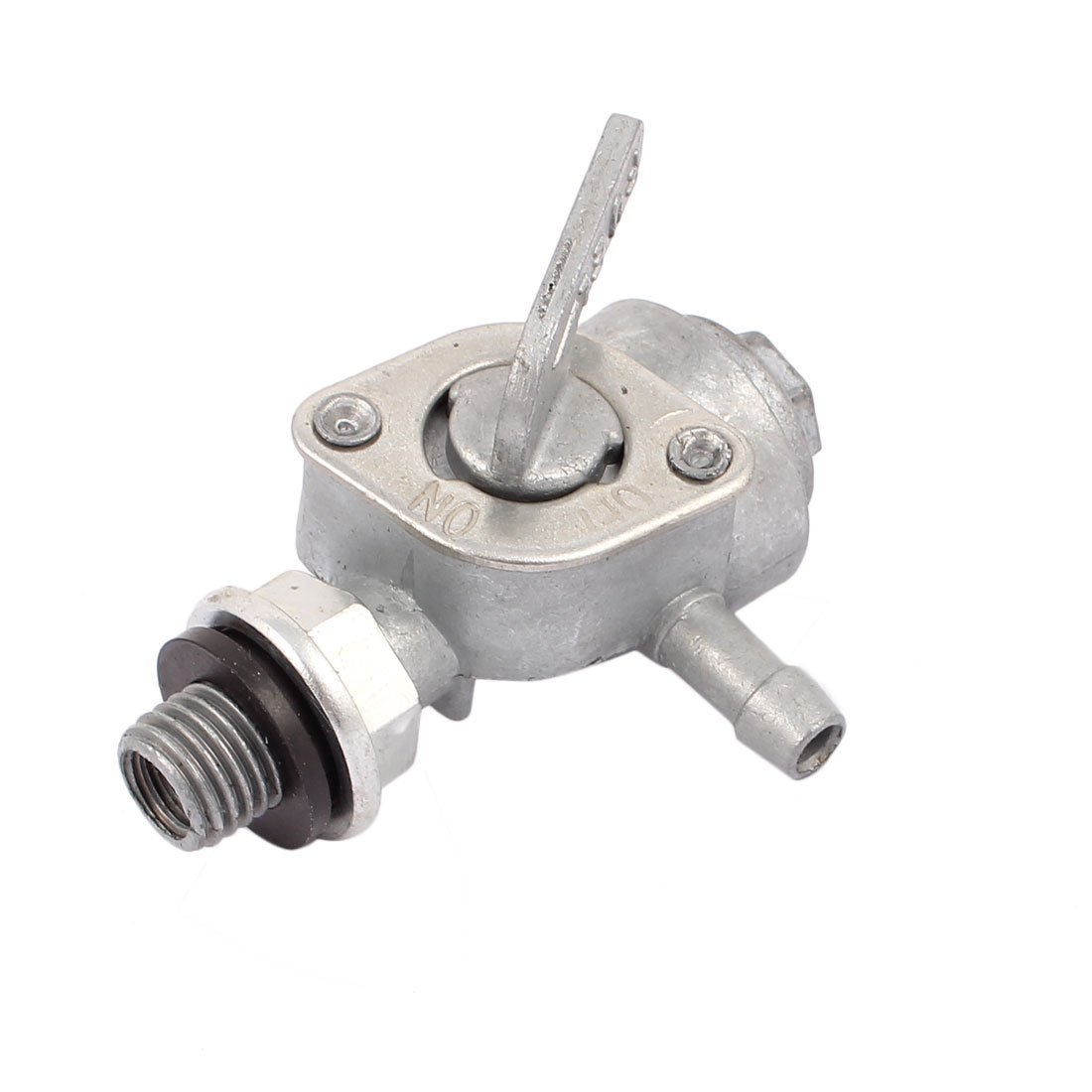 Uxcell Men's Silver Sourcingmap Single 10Mm Thread Air Compressor Oil Fuel Drain Valve Tone