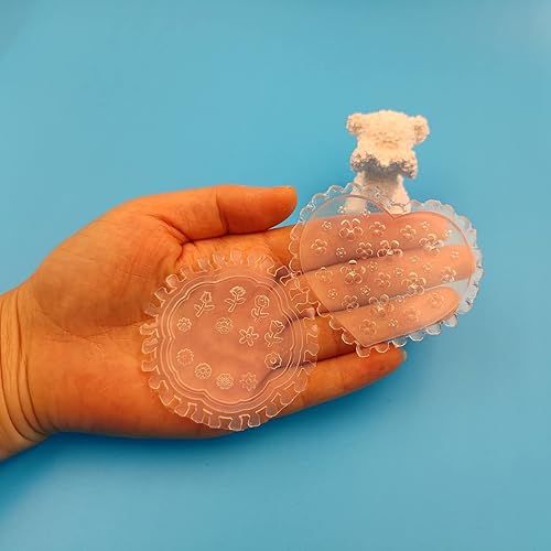 Miniatura 3 de Paquete de 5 moldes de silicona 3D para arte de uñas, moldes decorativos de flores pequeñas para decoración de uñas, moldes de resina para manicura