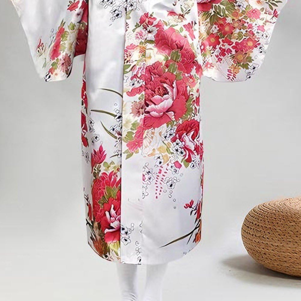 Kimono With Obi Belt Japanese Kimono Robe Women PLULON Japanese Kimono ...