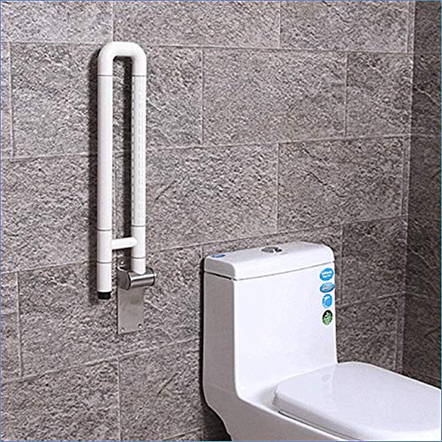 Asa Seguridad 60cm de Acero Inoxidable WC Caja Barras de Seguridad for los baños Baño Barra de Seguridad Asidero para el baño (Color : Yellow)