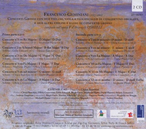 12 Concerti Grossi Nach Corell