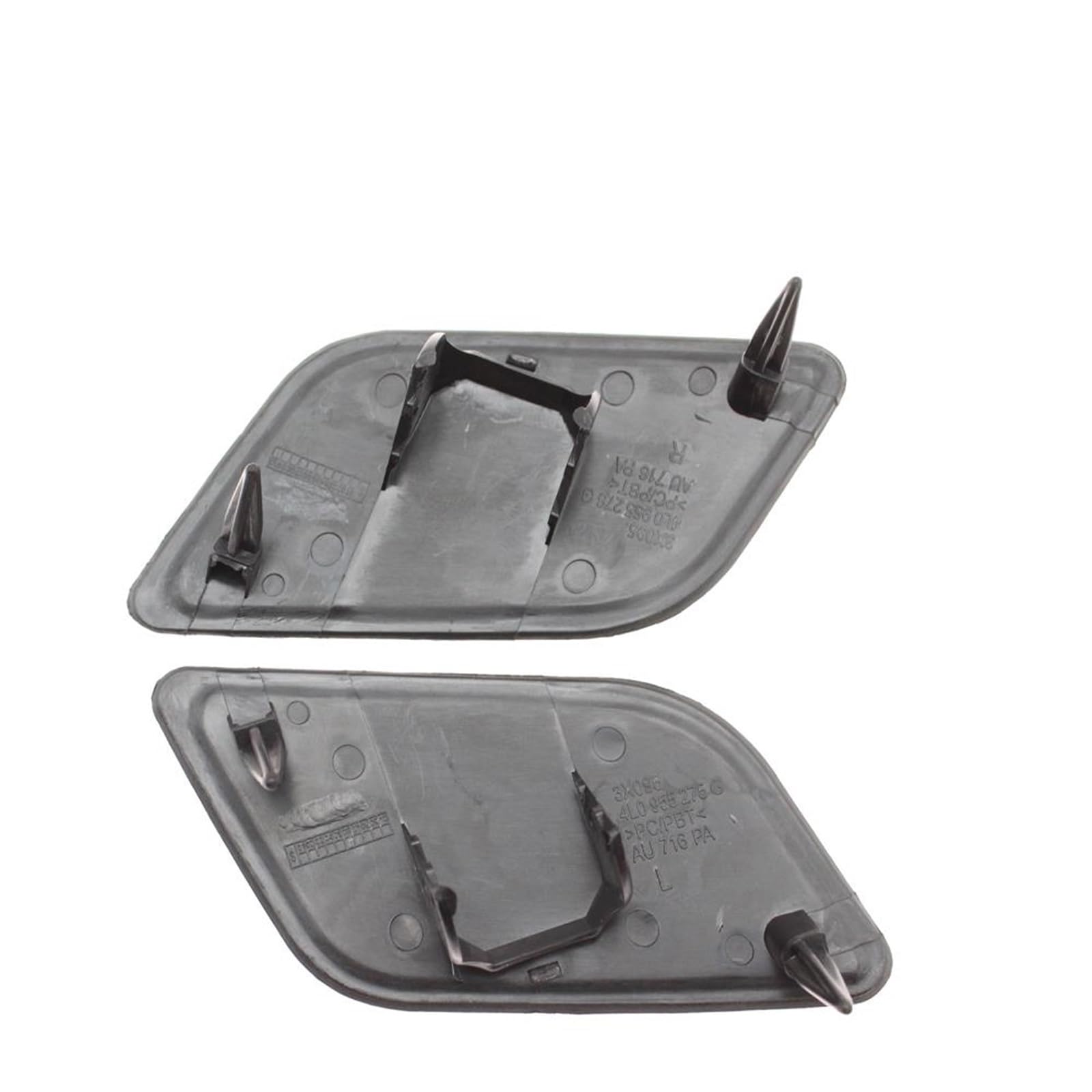 Tapa de Boquilla de Lavado de Faros Delanteros, Tapa de Chorro de Agua for Audi Q7 2007 2008 2009, Izquierda y Derecha Tapa del lavafaros(Set)