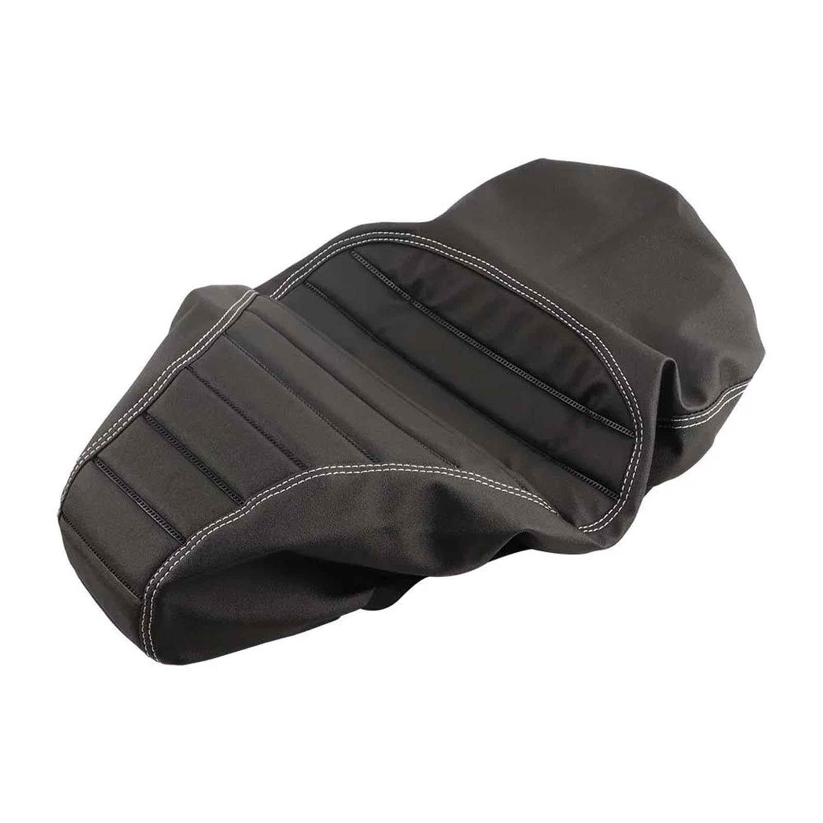 Motorrad-Sitzbezüge Für Vespa Primavera Sprint 50 125 150 250 Motorrad Leder Anti-Rutsch-Wärmeisolierung Sitzkissenbezug Schutz(Schwarz)