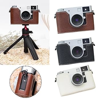 Amazon.co.jp: For Fuji X-half 専用 カメラケース PUレザー 本