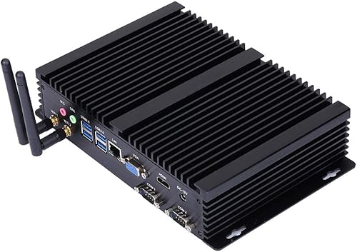 Miniatura 1 de HUNSN Computadora industrial sin ventilador, IPC, Mini PC, Windows 11  Linux Ubuntu, Core I5 8250U 8259U 8260U 8265U 8269U 8350U, IM03, VGA, HDMI,