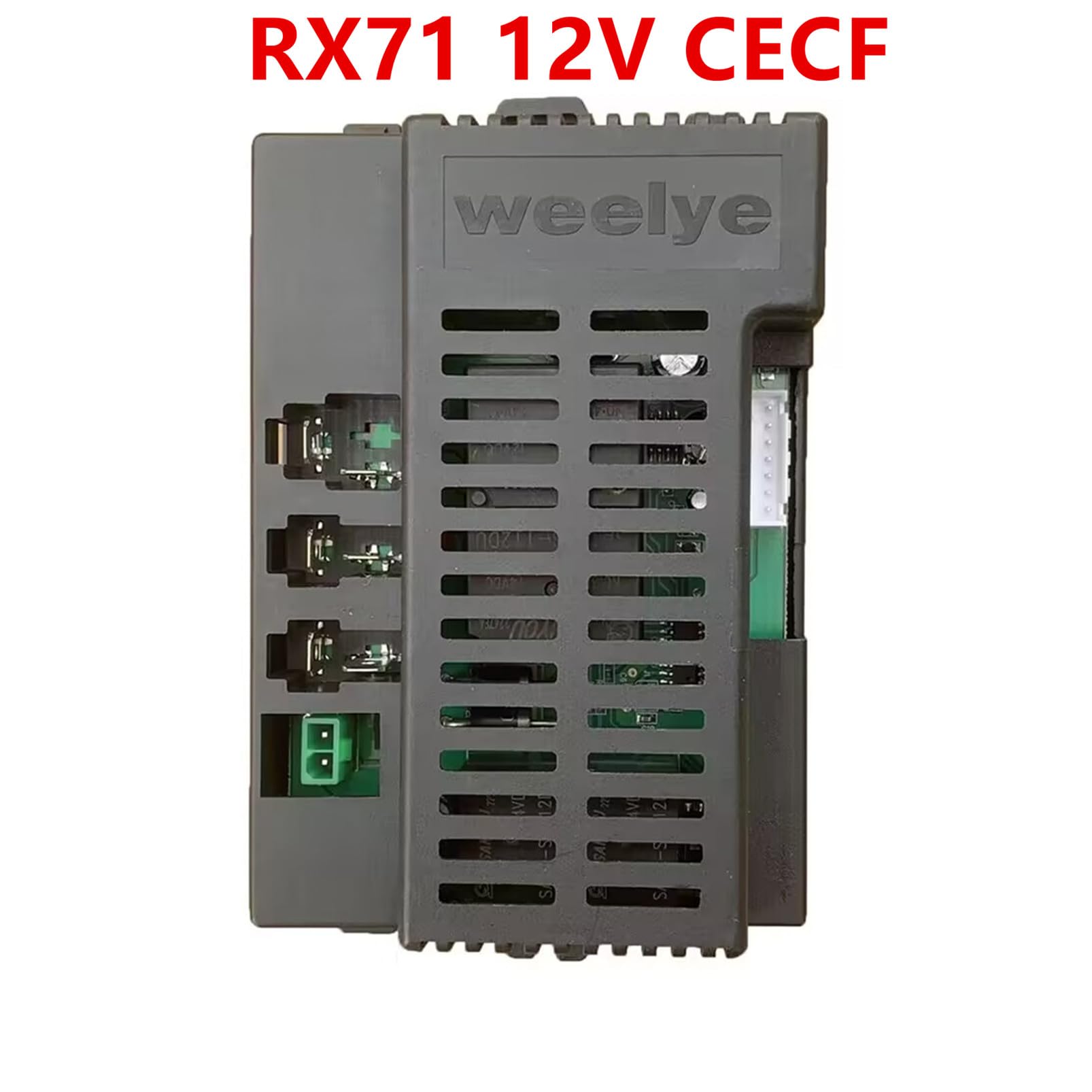 Weelye RX71 12V CE FC 2.4G Bluetooth Remote Control and Receiver Kit Controller Control Box Accessories for Children Electric Ride On Toys Car Replacement Parts