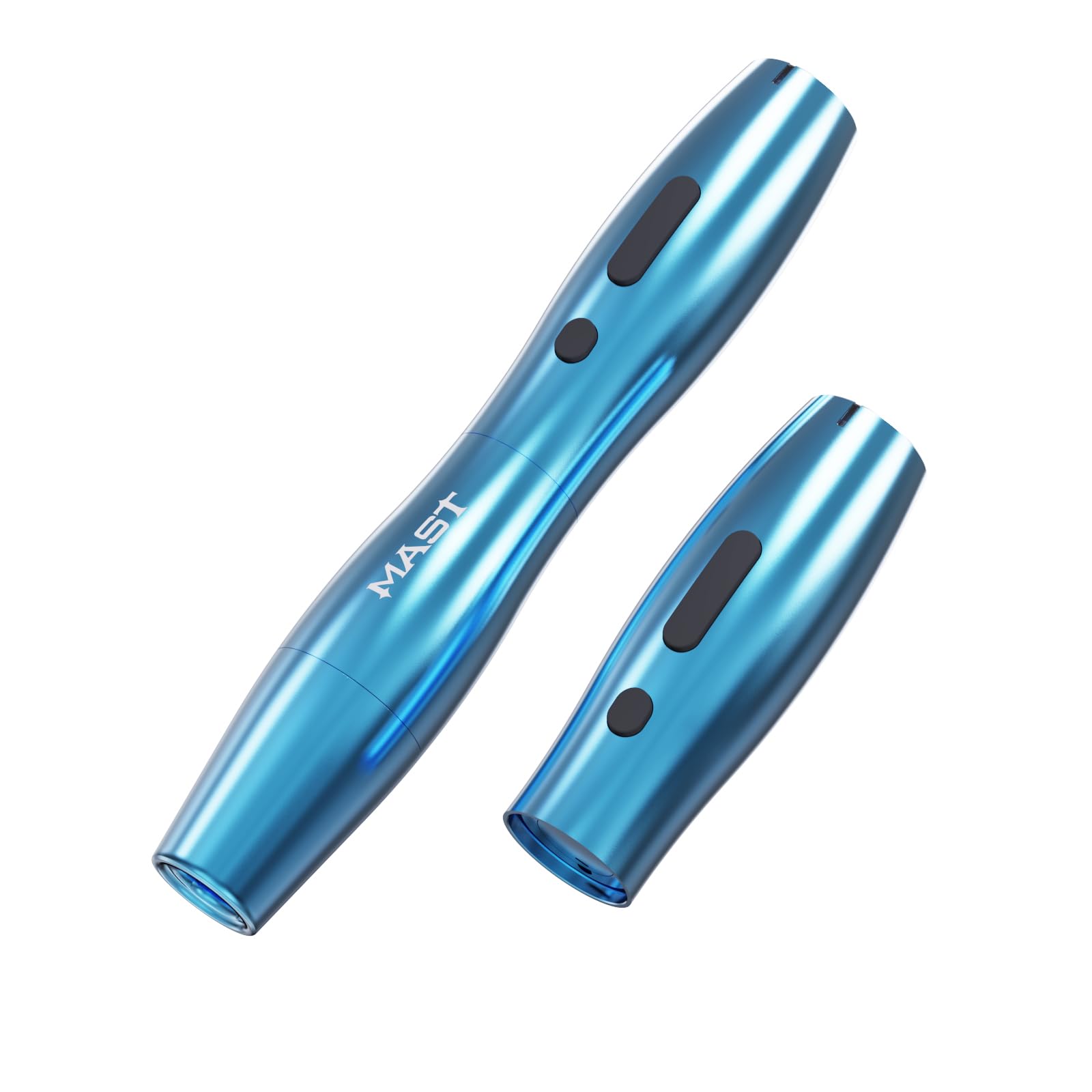 Mast P20 Wireless Tattoo Pen Machine Gun Rotary Tattoo Coreless Motor by Mcore Slim Tattoo Pen with Replaceble 2 Batteries for Women Aritsts Blue