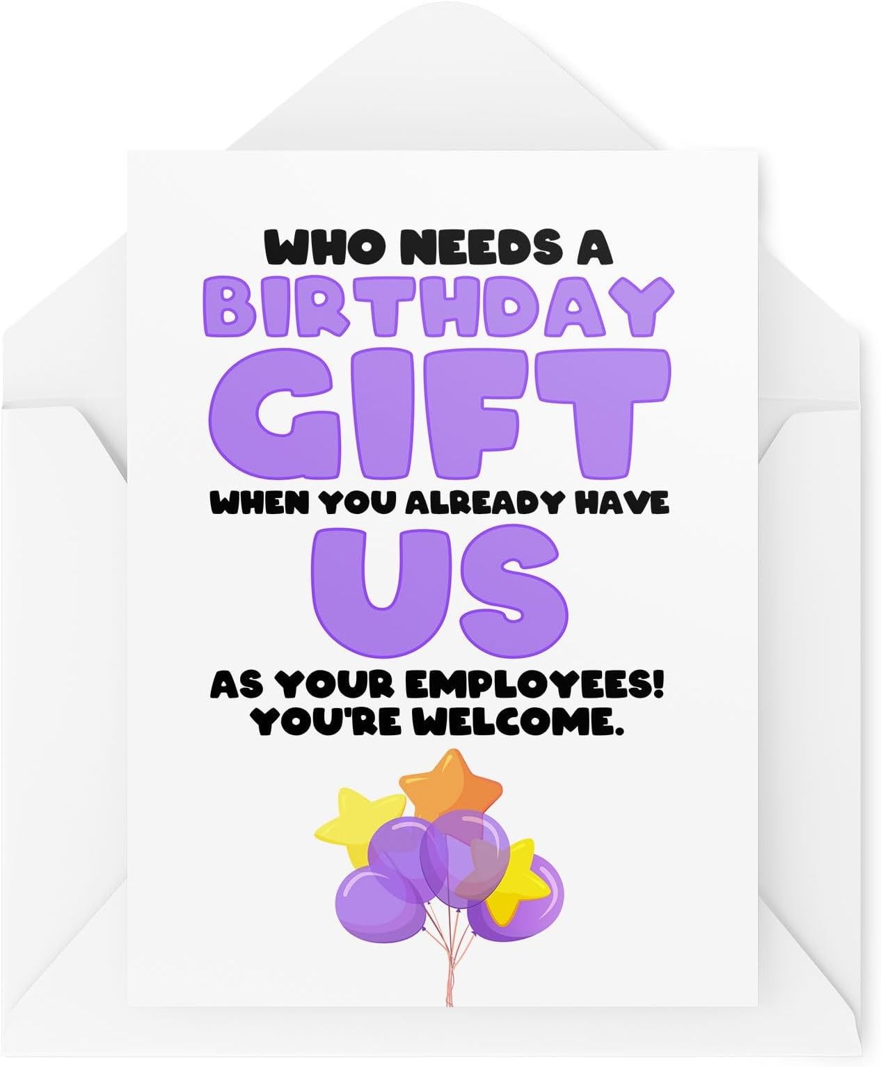 Funny Manager Birthday Card - Boss Card - Boss Birthday - Who Needs A ...