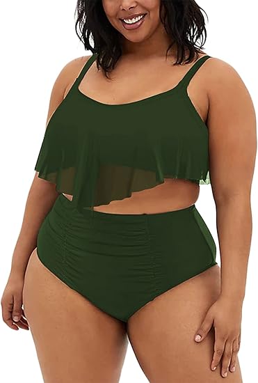 Plus size bathing suit tops amazon Clearance