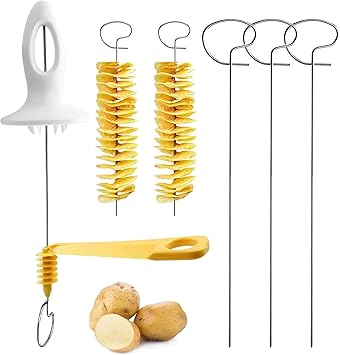 Puthak Potato Slicer Spiral Cutter, Tornado Potato Slicer, Twisted Potato Slicer, Potato Tornado Chips Making Tool, Fancy Fry Chips Gadgets