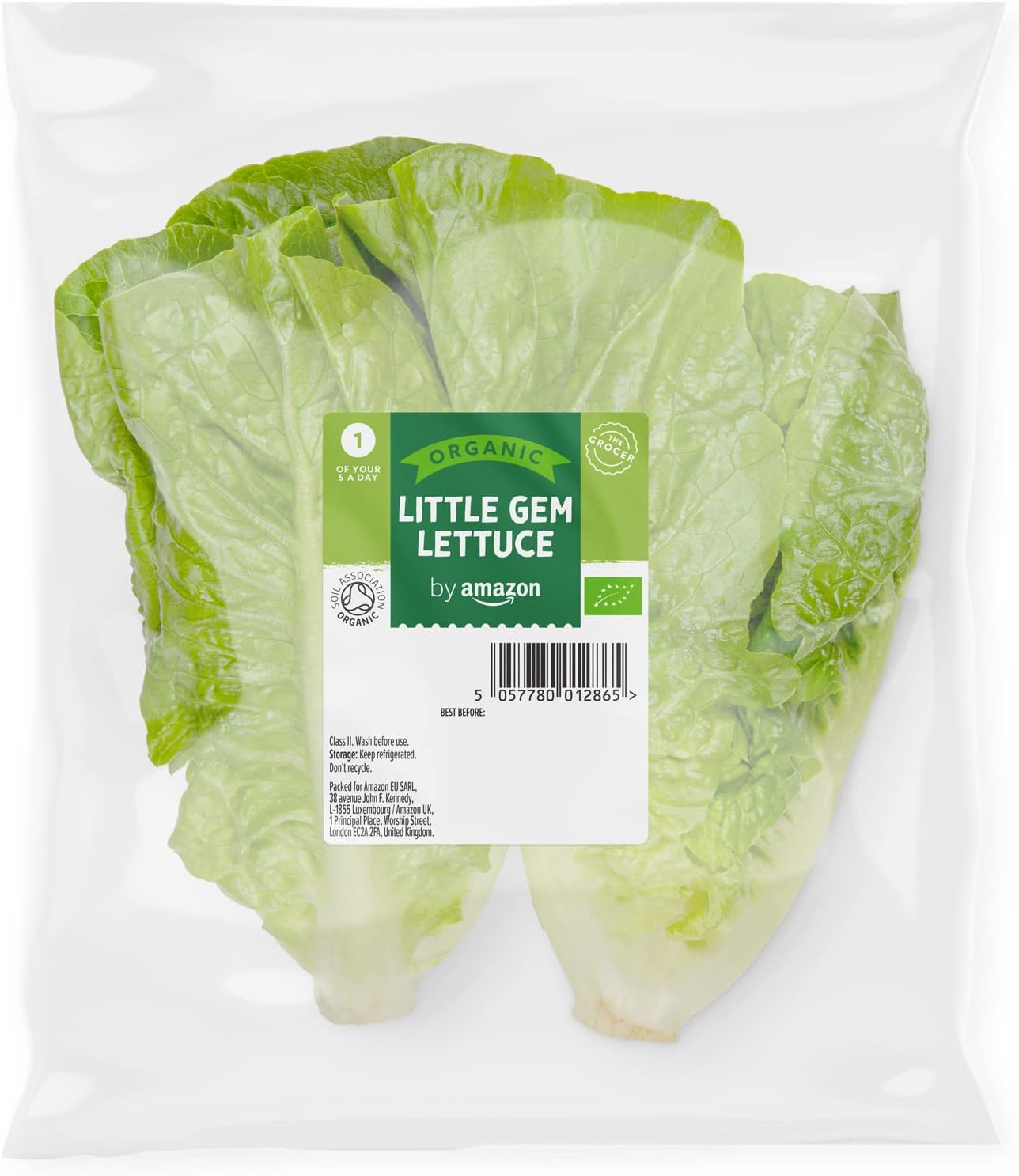 by Amazon Organic Little Gem Lettuce, 2 Pack