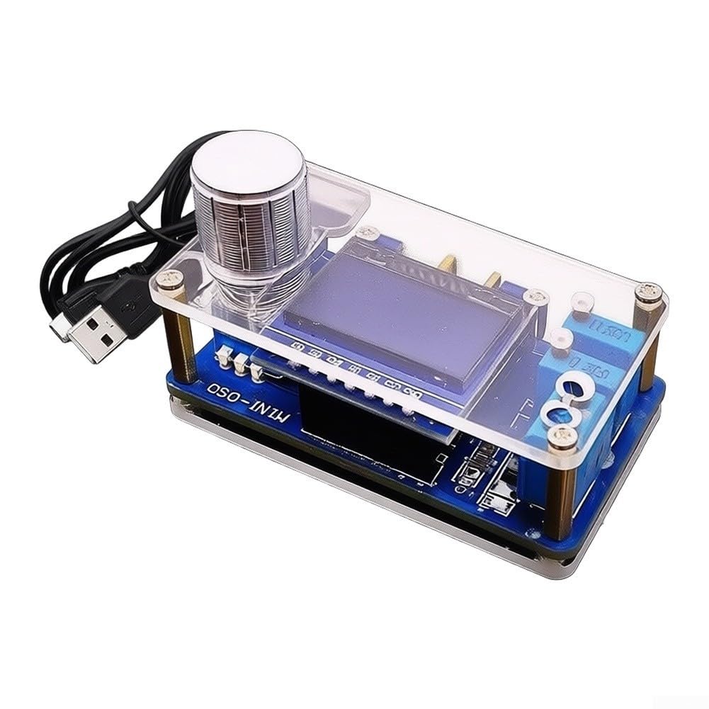 Kit Osciloscopio Digital DIY Mini para Práctica Soldadura(Kit Case Power Cable)