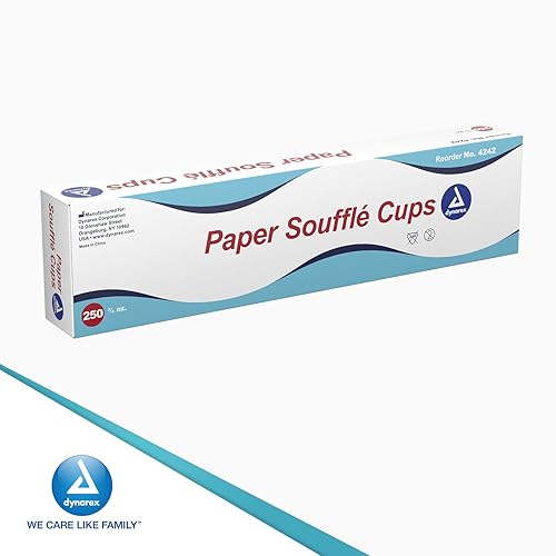 Miniatura 7 de Dynarex Vasos de papel para medicina, 0.75 onzas, desechables, para píldoras y medicamentos, vasos de papel pequeños con bordes bien enrollados,