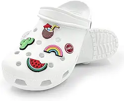 Chinelo Babuche Sandália Clog Unissex em EVA Antiderrapante com Acessórios DIY Anatômico e Confortável para Uso Diário