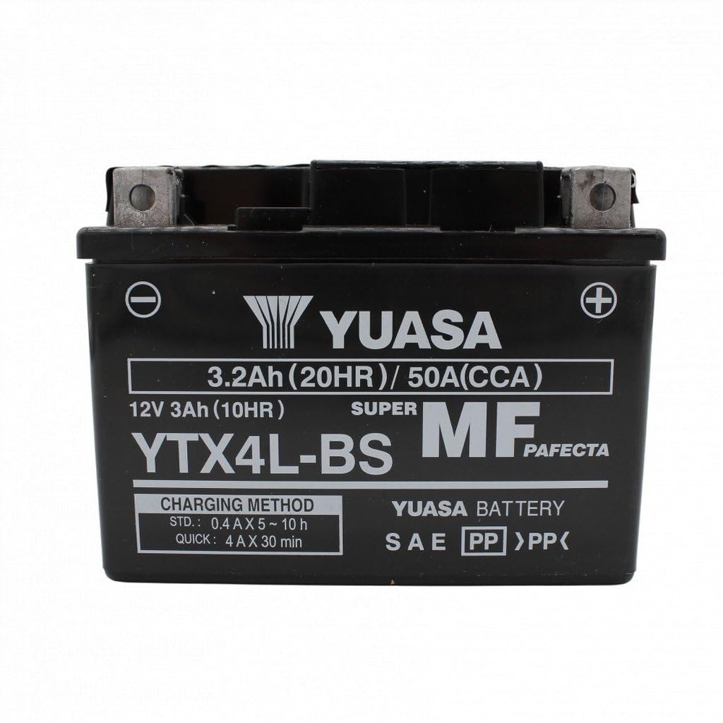 Yuasa batteria yuasa ytx4l-bscon acido batteria moto convenzionale 12 v capacità affidabile resistente vibrazioni