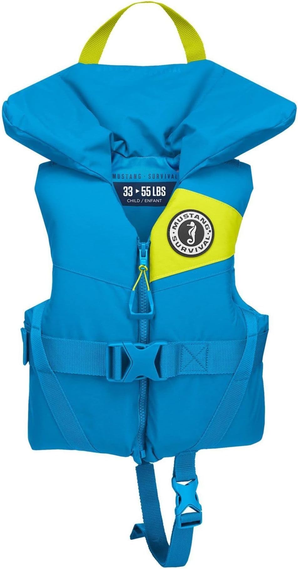 Child Foam PFD - Azure Blue, Child (33 lbs - 55 lbs)