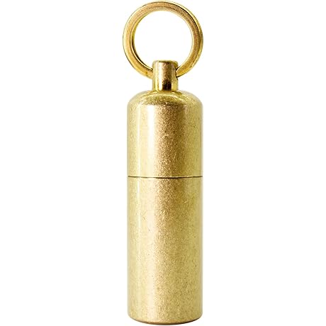 PPFISH Mini Brass Lighter - EDC Peanut Lighter Keychain