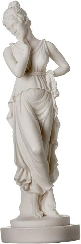 BEAUTIFUL GREEK STATUES Perséfone Diosa del Inframundo Flores Primavera y Vegetación Estatua de 7 pulgadas