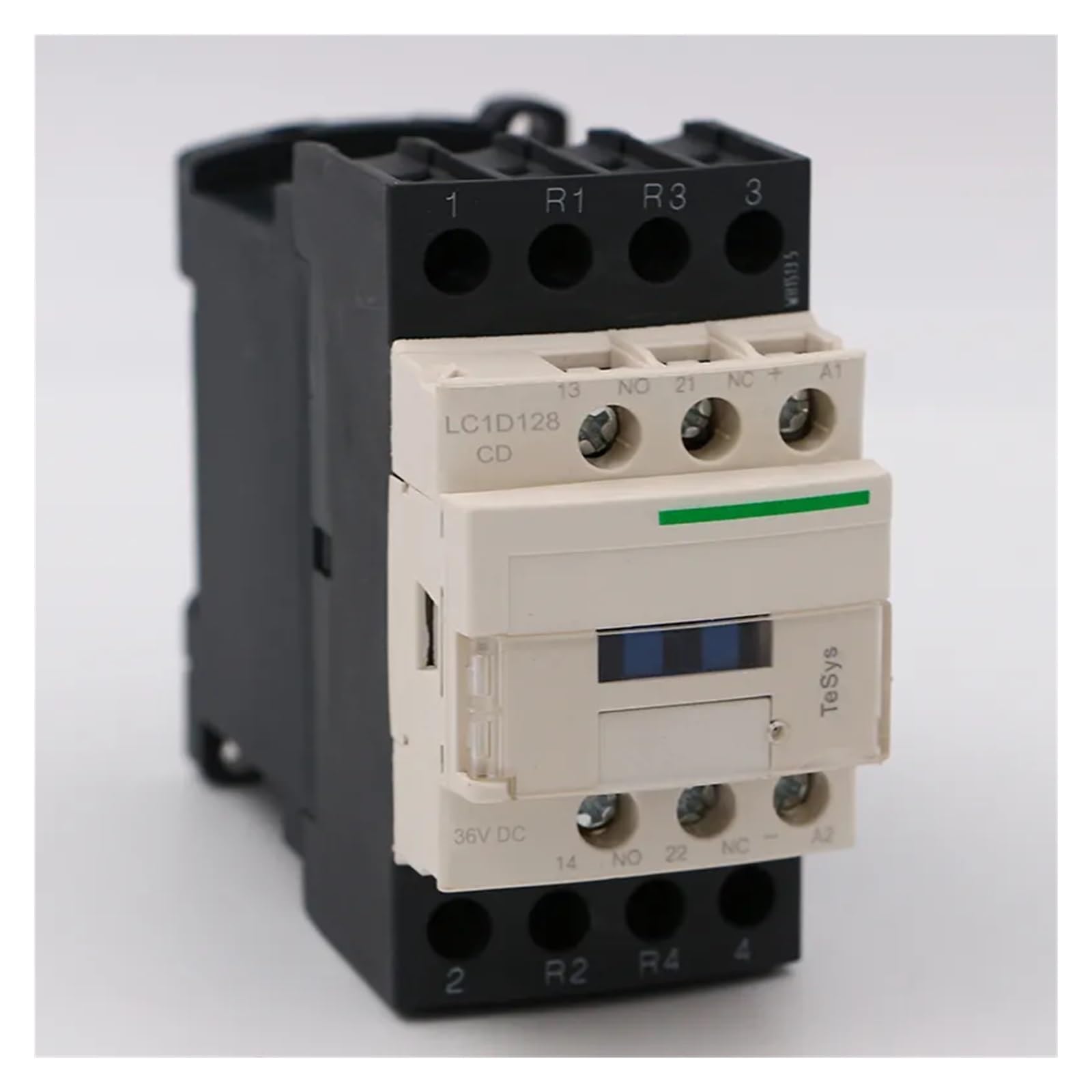GVEXLUOQ LC1D128CD DC electromagnetic contactor 4P 2NO+2NC LC1-D128CD 25A 36V DC Coil