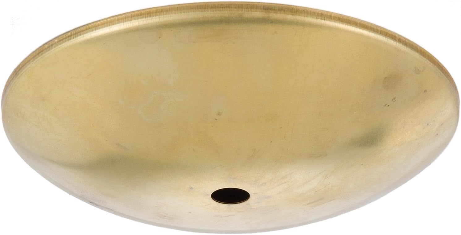 B&P Lamp® Modern Style Ceiling Light Canopy Plate (Unfinished Brass)
