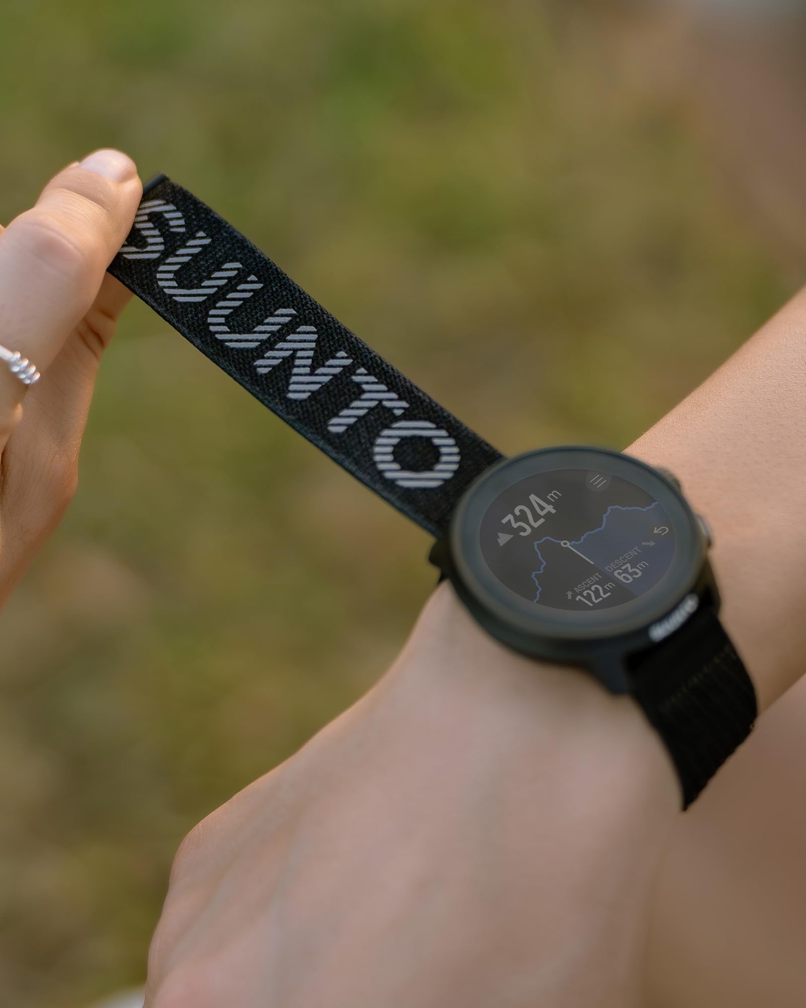 22 ATH7 LOOP TEXTILE STRAP BLACK S+M