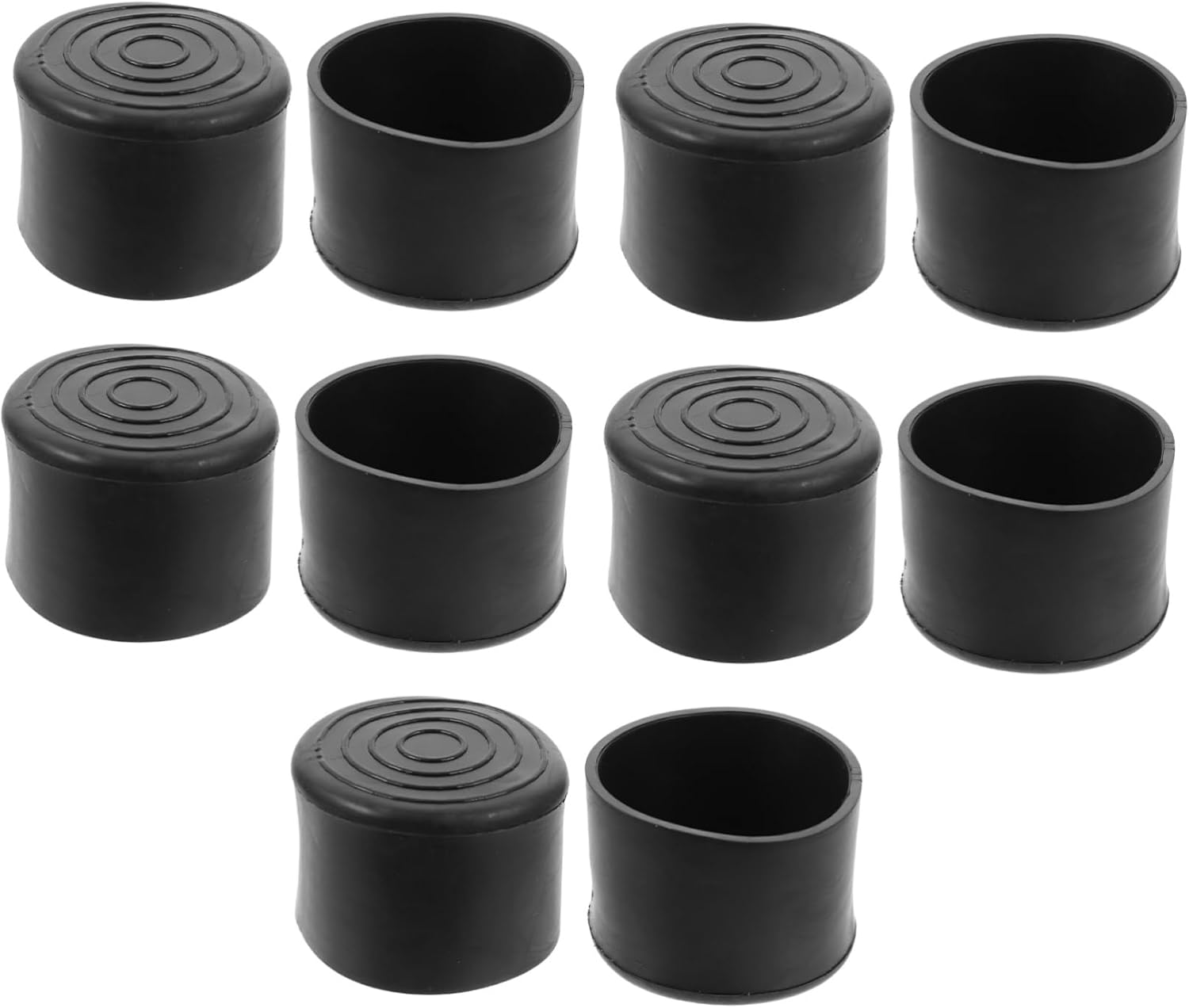 DOITOOL 50pcs Rubber End Caps Flexible Protective Caps for Exposed Screw Bolts Easy Installation and for Furniture Feet and Threaded Parts
